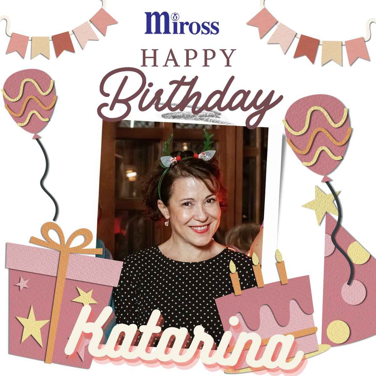 Happy birthday to our dear Katarina 🎁🎉

We wish You all the best🎈🎊🎂
.
.
#miross #top100mostinfluential #top100event #top100eventagency #eventex #netzeroevents #eventexperience #netzero  #netzerocarbon  #pcm #pco #dmc #eventindustry #icca 
#liveevents #hybridevents