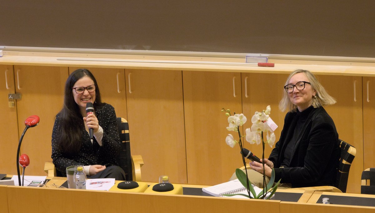 Milena_kp's tweet image. I had the wonderful Prof @Ebbabrak for my opponent, and I truly enjoyed the discussion with her! Thank you for this great experience, Ebba. I will never forget it!
As well, thank you to my committee - Prof Maria Eriksson, Prof Willinger @WillingerLab and Marie Jeansson.