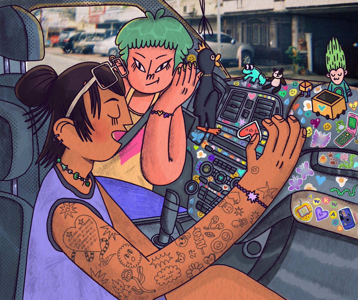 awkwardbutable's tweet image. i’m cy from the philippines and this is my art 🌱🧠🏝️