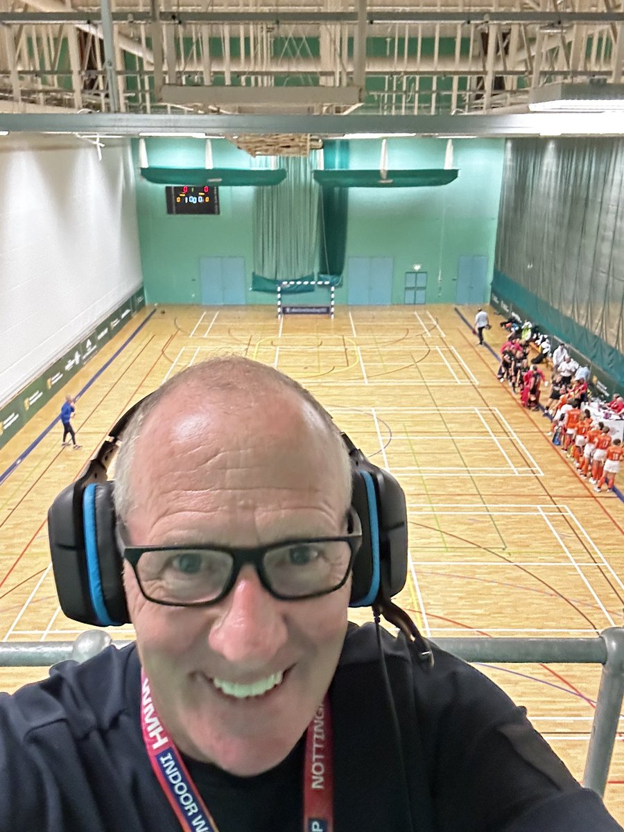 Time to reflect on an intense, but rewarding 5 days supporting the World Masters Indoor Hockey tournament. 4 pitches, 221 games in 5 days! (32 games on the 🎤for me.) Biggest plaudits must go to @indoorhockeyuk staff and volunteers and Andy Day @VoiceOfHockey #seamless #WMHIWC