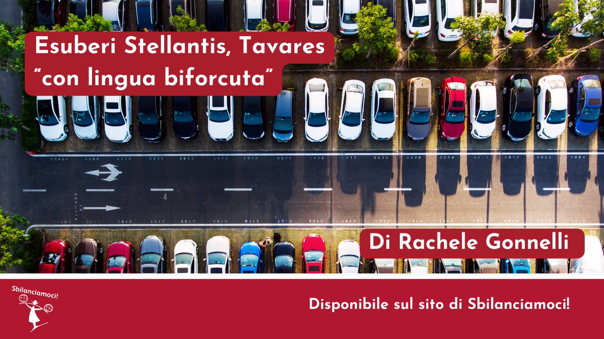 'Esuberi #Stellantis, Tavares con lingua biforcuta' 📝Gli stabilimenti #Stellantis italiani producono meno della metà del 'milione di veicoli' decantato e i posti di lavoro calano. In Sud America invece, investimenti da 5.6 miliardi. Disponibile su Sbilanciamoci.info