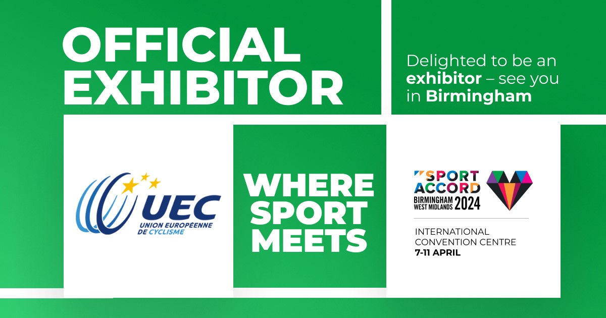 UEC will be at #SportAccord 2024 from 7 to 11 April! We're coming to the heart of the UK - Birmingham and a great region of the West Midlands to showcase our events and be part of the world's biggest summit on sport and business. Let’s connect at @SportAccord 2024!