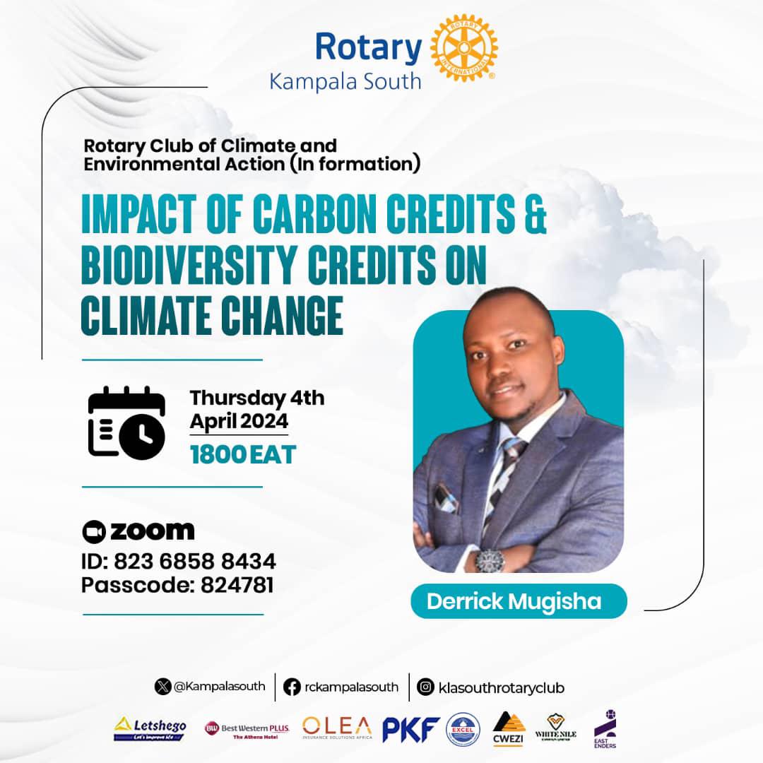 I will be speaking at this webinar Exploring the Impact of Carbon Credits and Biodiversity Credits on Climate change.