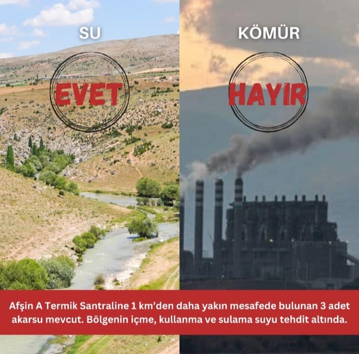Afşin A kömürlü termik santraline 688 MW kapasiteye sahip 2 ünite daha eklenmesi planlanıyor. 

2 ünite daha eklenmesi bölgenin yaşam hakkını tamamen elinden alıyor. #AfşinElbistanaSesOl

✍️ change.org/TermiksizAfsin…

@saglikbakanligi @drfahrettinkoca @csbgovtr @mehmetozhaseki