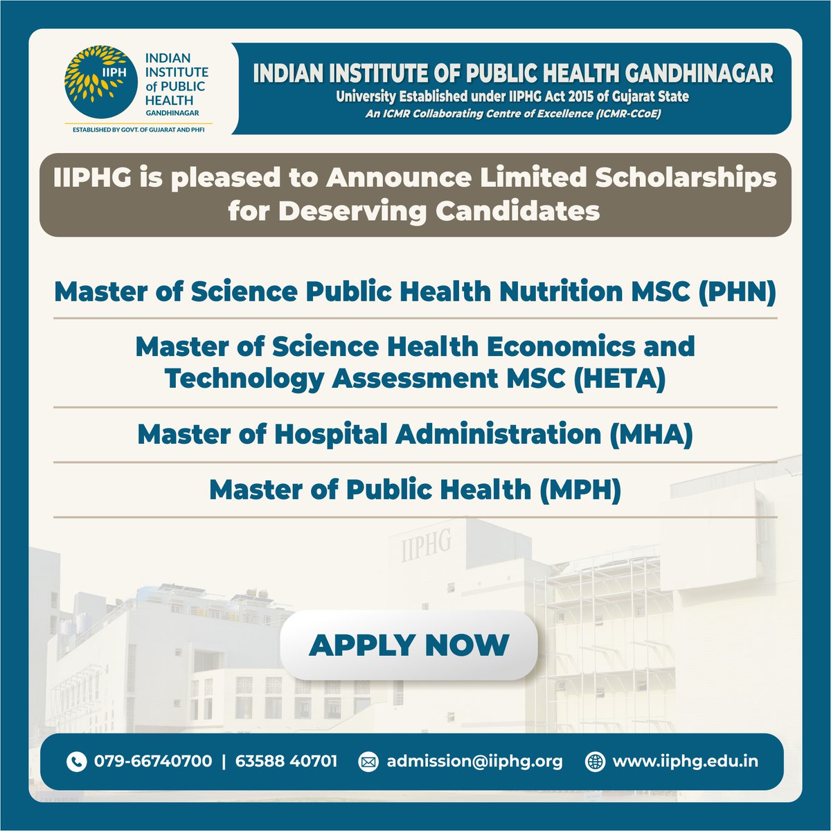 Indian Institute of Public Health Gandhinagar (@IIPHG1) on Twitter photo 2024-04-02 10:34:43