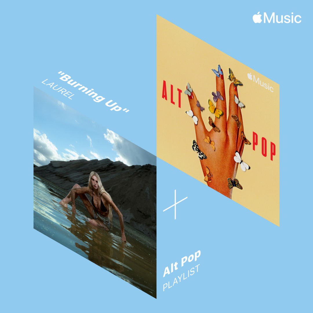 thank you @AppleMusic !! listen to 'Burning Up' on @AppleMusic's 'Alt Pop' here: music.apple.com/gb/playlist/al…