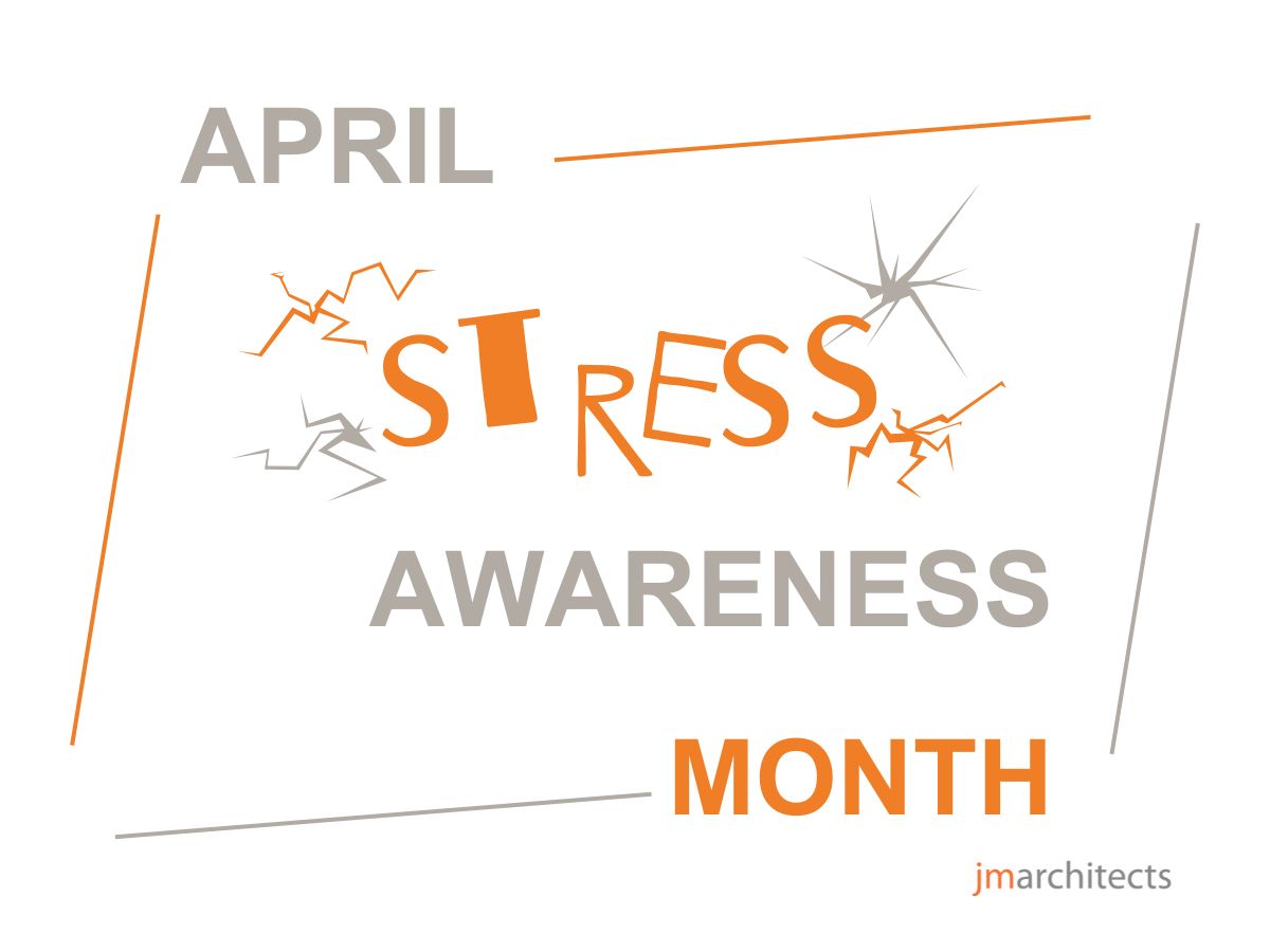 April is stress awareness month! jmarchitects.net/stress-awarene… #jmarchitects #wearejmarchitects #jma #jmcaregroup #architecture #design #construction #news #team #stress #stressawarenessmonth #positivementalhealth #mentalhealthfirstaid #mentalhealth #mentalhealthawareness