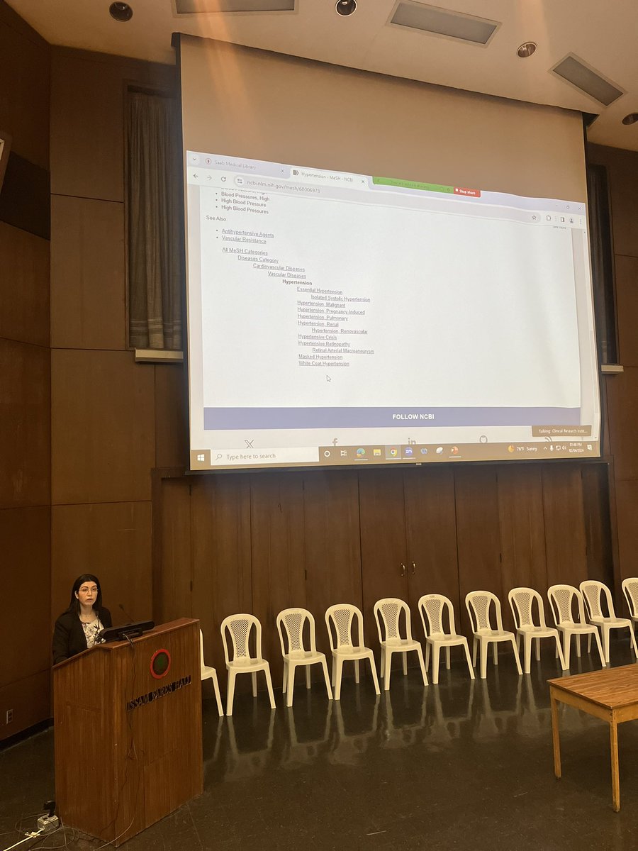CRI_AUBMC's tweet photo. Amazing day at our our Medical Research Lecture Series (cycle 3) with Dr. @olazein3 delivering a session on “Effective Literature Search” @HakimLara @AUB_Lebanon @AUBMC_Official @Marlene__ch https://t.co/VQn8MOgAHa
