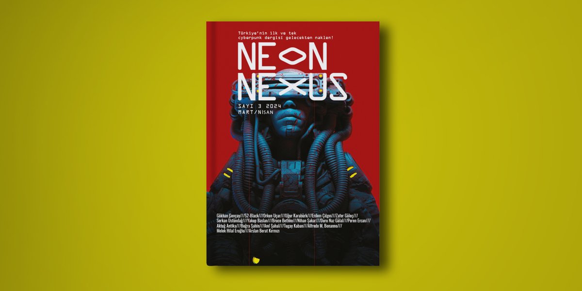 Türkiye’nin ilk ve tek cyberpunk dergisi olan Neon Nexus Dergisi, Nisan 2024 tarihi itibariyle üçüncü sayısını yayımlıyor: kalemkahveklavye.com/neon-nexus-ucu…