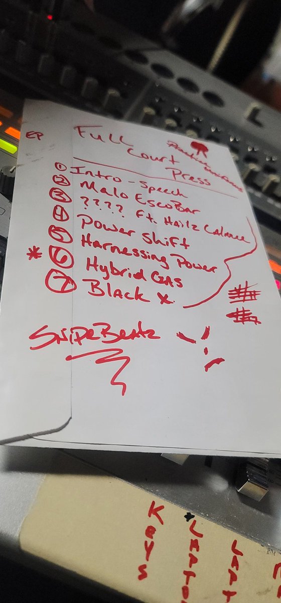 SnipeBeatz's tweet image. New muzik cooking on the stove....
#FullCourtPress #FCP #SnipeBeatz #IDoesThis #ODB #ODBR #MeshMedia #FamilyInTheBuilding #References3StillOnTheWay #Bronx #NY #CT #BayArea #LA #MIA #CHI #ATL #Reno #ProducerLife #ProducerAlbum #ProducerEP #RunningPlays #MyTeamBetterThanYours