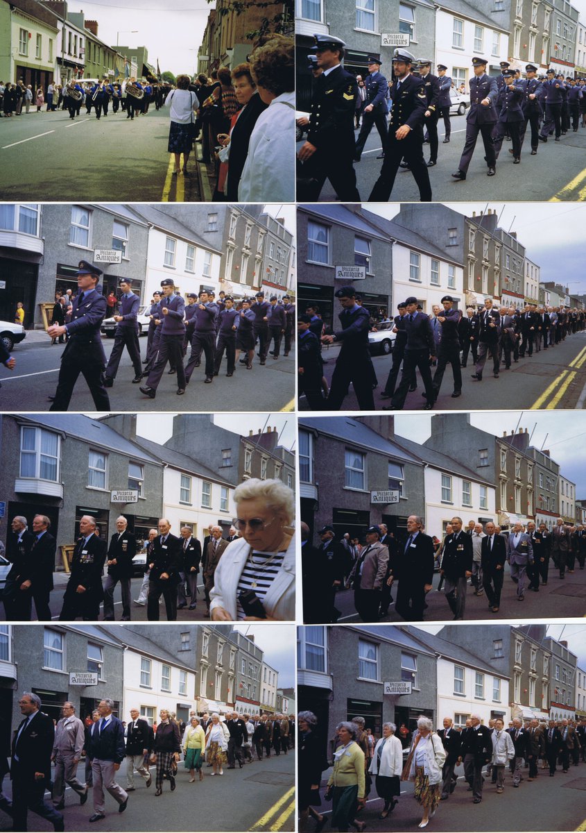 It's sobering to think that the last big PD 'Flying Boat re-union' was now over 30 years ago, in 1993. The image shows WW2 veterans and current serving service personnel (including from the Netherlands) marching together on the streets of Pembroke Dock... for the last time.