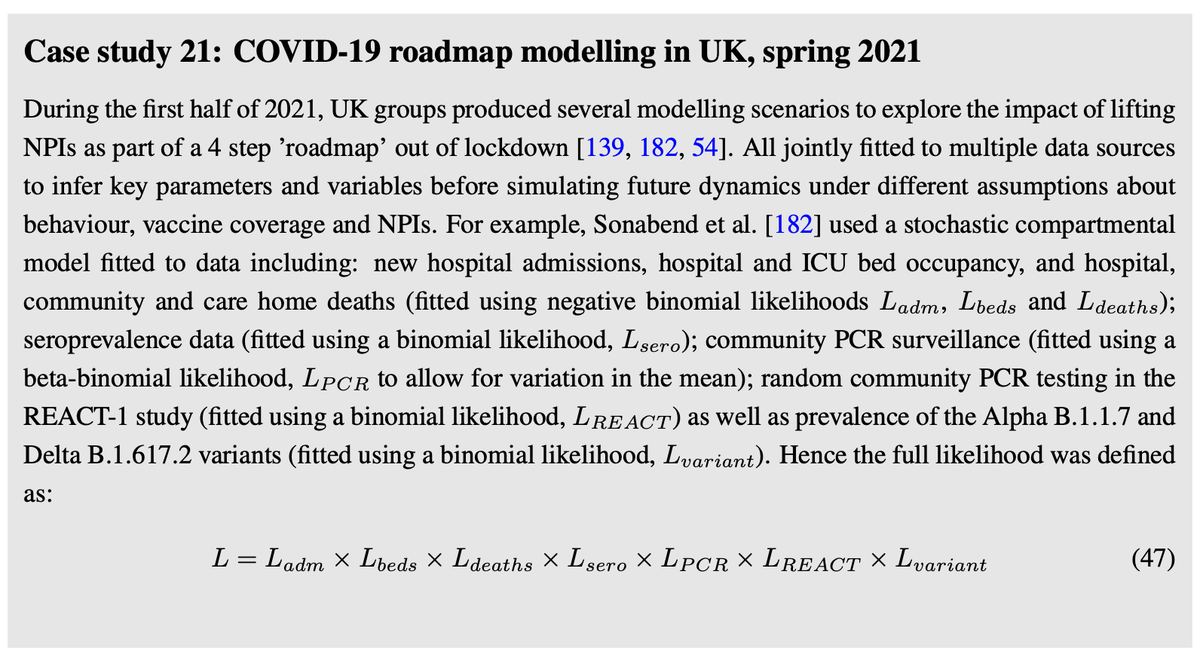 COVID generated an unprecedented volume of questions - but also new data and methodology. To bring together these developments in inference of disease dynamics in the modern era, @dr_anne_cori and I put together a new review (including 21 case studies): osf.io/preprints/osf/…