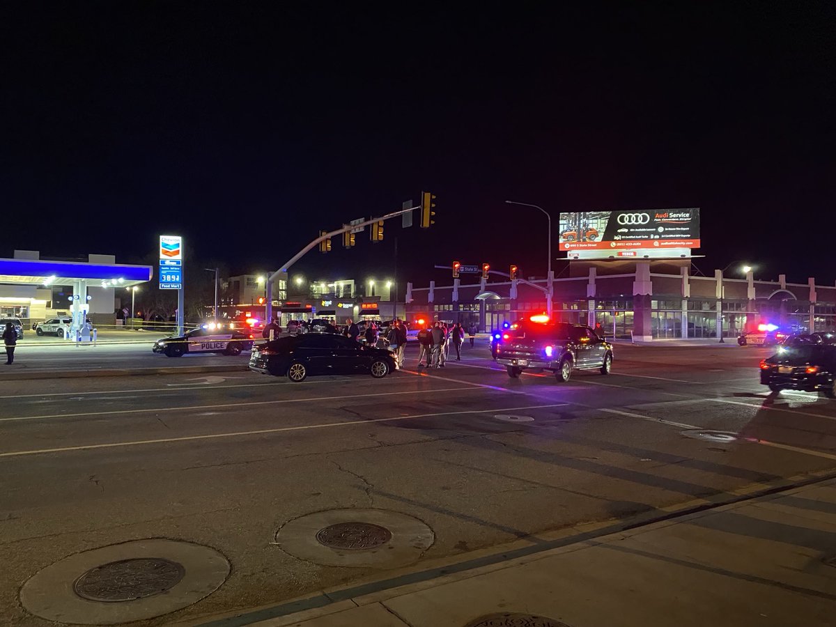 A man was shot & killed by SLCPD early this morning near 900 So State St., the critical incident protocol team is now in place and State Street is completely shut down at 900 S. & State, we are gathering details & will have updates on Good Day Utah