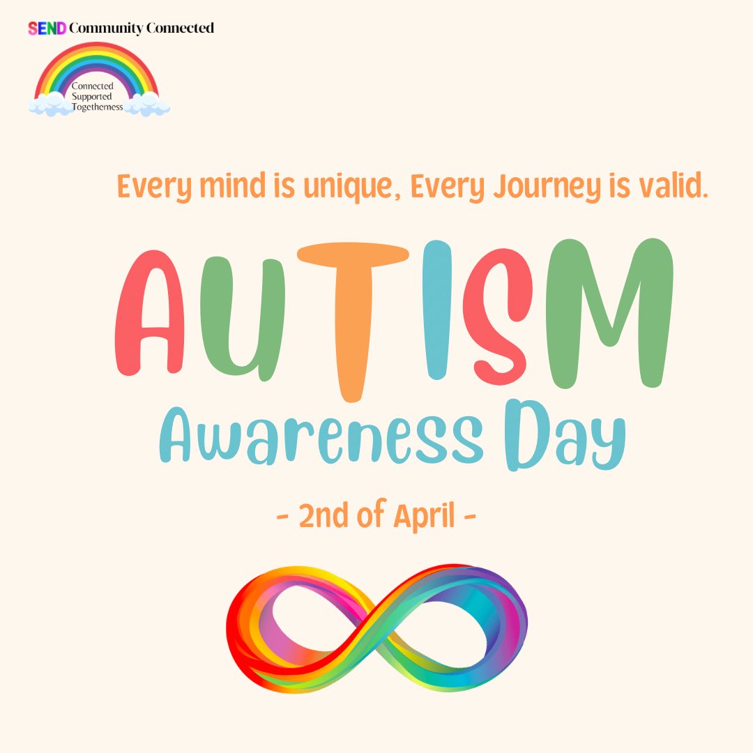 On this day and all days let us embrace the richness of diversity brought by autistic people. Let’s continue to build a more inclusive society where every individual's unique talents and abilities are cherished and valued 🌈