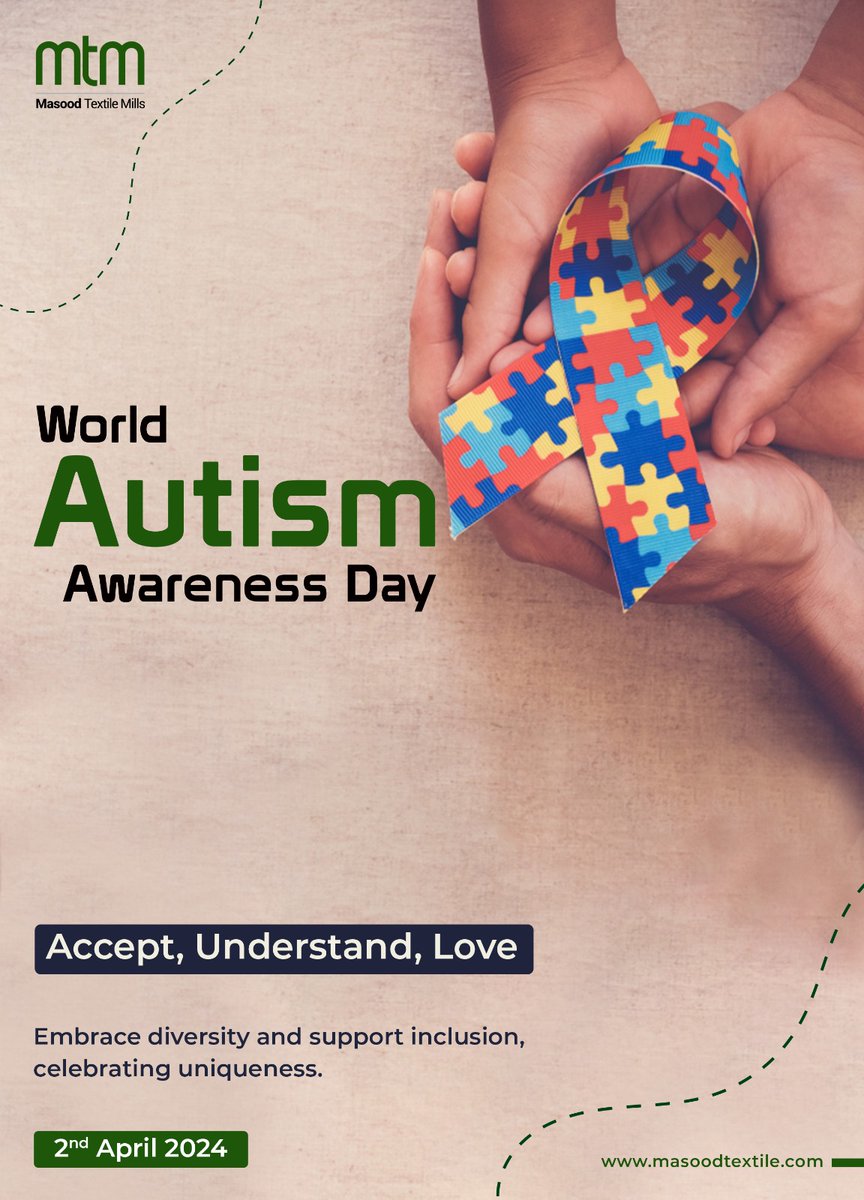 On #WorldAutismAwarenessDay, let's celebrate the unique abilities and talents of individuals with autism!  As a society, it's our responsibility to extend care, understanding, and love to everyone. Together, let's create a world where everyone feels valued and supported. #Autism