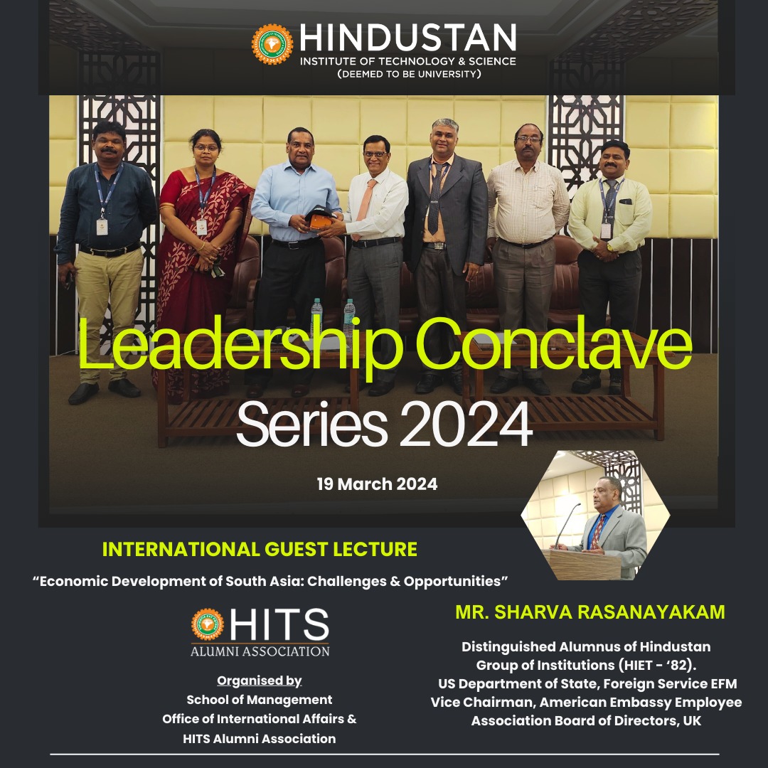 Alumni Talk Series by our Distinguished Alumnus of HGI #Alumninews #AlumniTalk #HITS #HITSAA