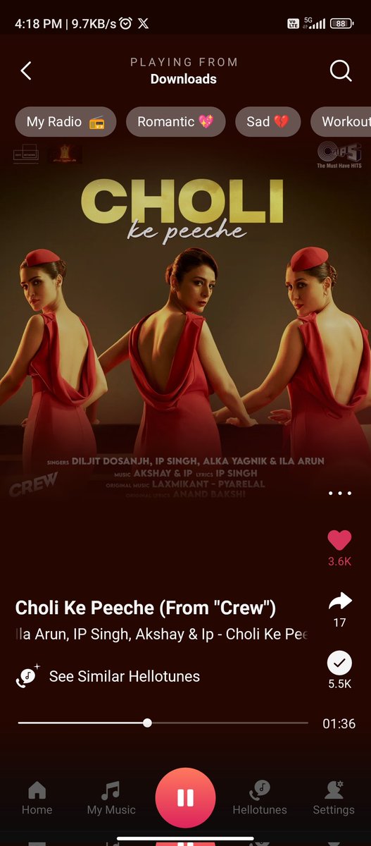 Himansu8018's tweet photo. @WynkMusic Choli Ke Peeche 😬
#Tellusnow https://t.co/b1KhJKVqGU
