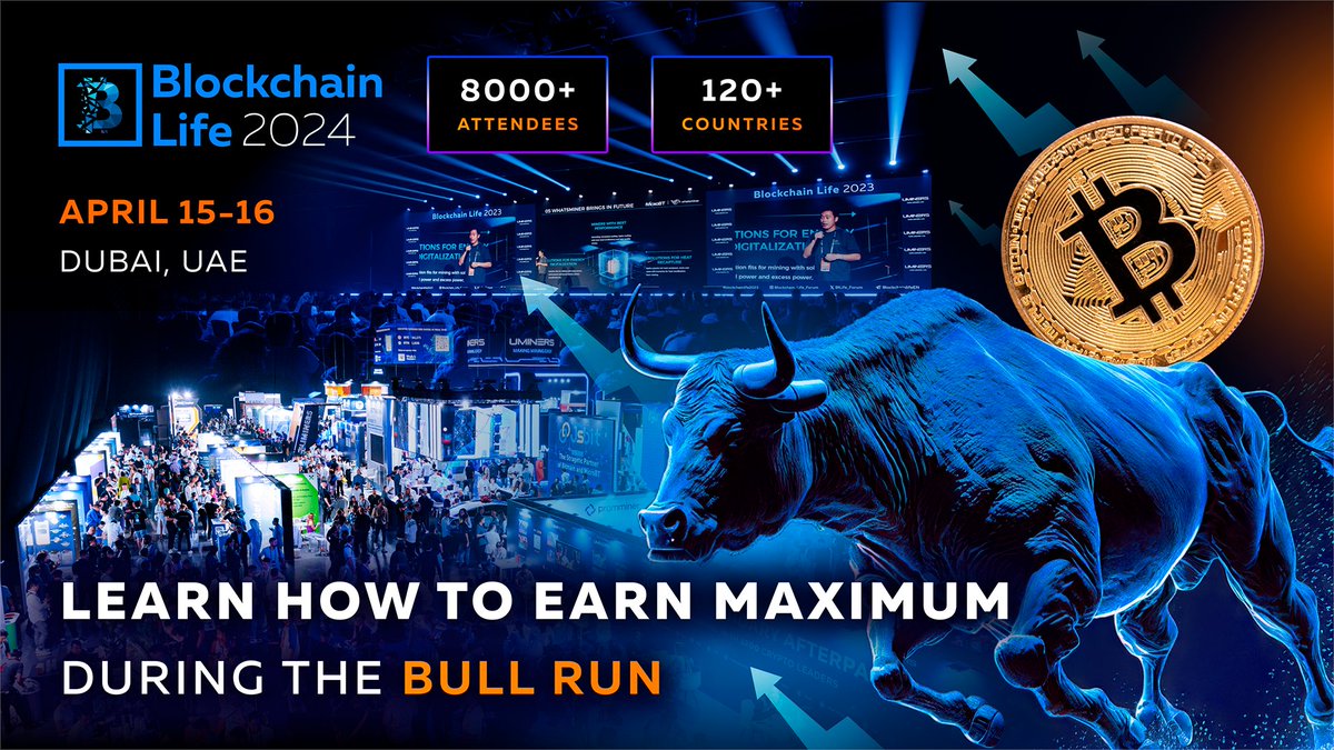 ⚡Which coins to invest in before Bull Run?

More than 100 top speakers from Tron, Binance, Animoca Brands, Tether and other giants will share their market analysis on <a href="/BlLife_Forum/">Blockchain Life 2026</a>.

Get 10% off using code iblockcapital2024: blockchain-life.com/?utm_source=tw…

Wanna join the AfterParty?⬇️