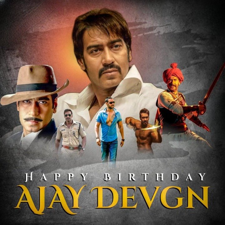 'Wishing a very happy birthday to the versatile actor, Ajay Devgan! Here's to another year of blockbuster performances! 🎂🎬 #AjayDevgn #BirthdayWishes #tweetoftheday #twitter #bestwishes #bollywood #celebrity For more updates just follow us on Twitter : @WowBroStudio
