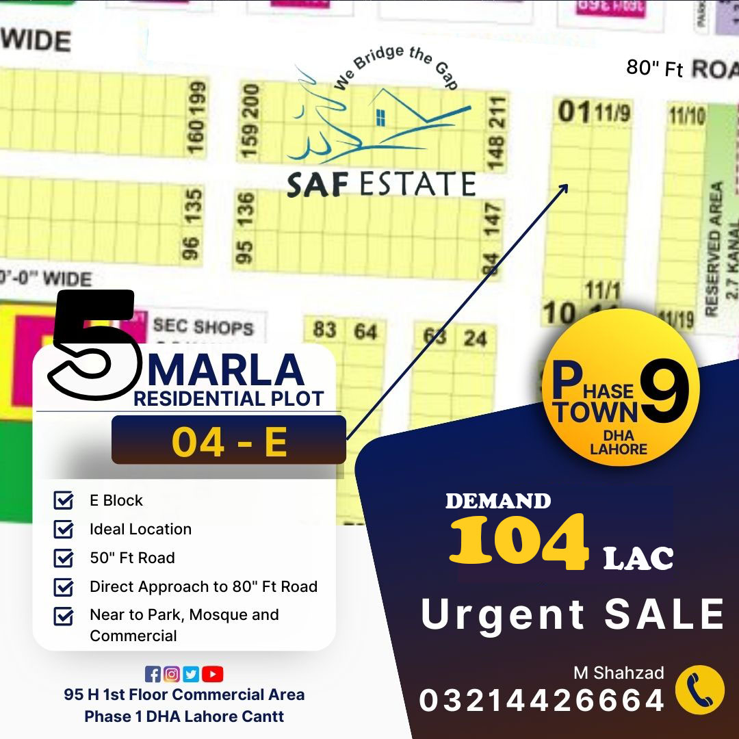 safestate95h's tweet image. #dhalahore #Phase9Prism #EBlock #OFFERREQUIRED #offerrequiredforplot #jblock #plotforsale #plotsforsaleindhalahore #5marlaplotforsale #5marlaplots #5MarlaResidentialPlot #hotlocationplot #followers @followers #psl2024 PSL #InvestAndEarn
M Shahzad
03214426664
#everyone Everyone