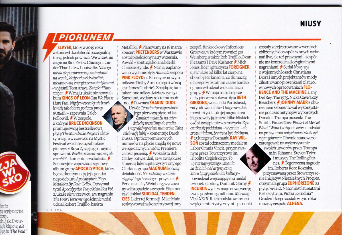 alhenaband's tweet photo. In the latest issue of @TerazRock magazine they say about us and the SIN "Progres" awards!! 💥
Congrats Euphorizone! See you soon!! 🤘
Have a great rockin' week!! 🤟
.: ALHENA :.
#Alhena #band #rock #prog #metal #femalefronted #polishmusic #sinprogres #terazrock https://t.co/icOiPdqcB8