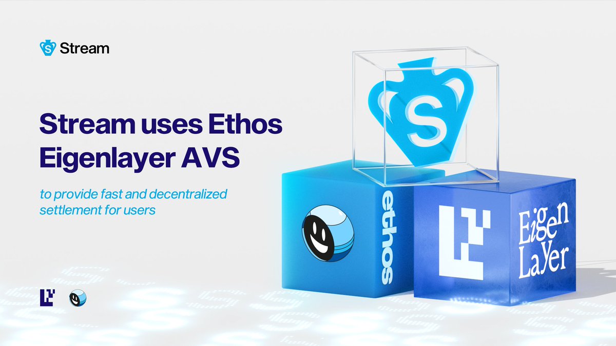 The first yield bearing, MEV recapturing, low funding rate by-design DEX Secured by @eigenlayer using @EthosStake AVS Safe bridging with @noble_xyz, trusted by Circle and Market Makers This is Stream, the end-all liquidity layer for perpetuals👇🧵