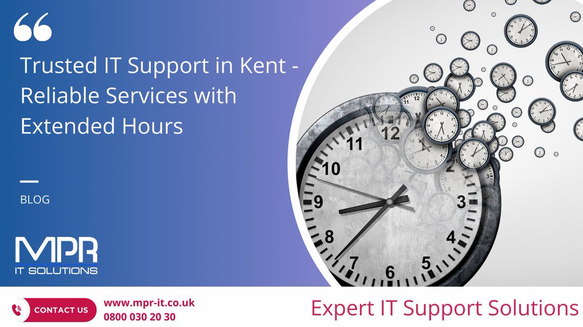 MPR_IT's tweet image. 🚀 Big news! MPR IT Solutions now offers 24/7 support. Get the reliable IT help you need, any time. 🕒
Check out our new article for all the details.
mpr-it.co.uk/trusted-it-sup…
#ExtendedSupport #MPRITSolutions #ITSupport #KentBusiness