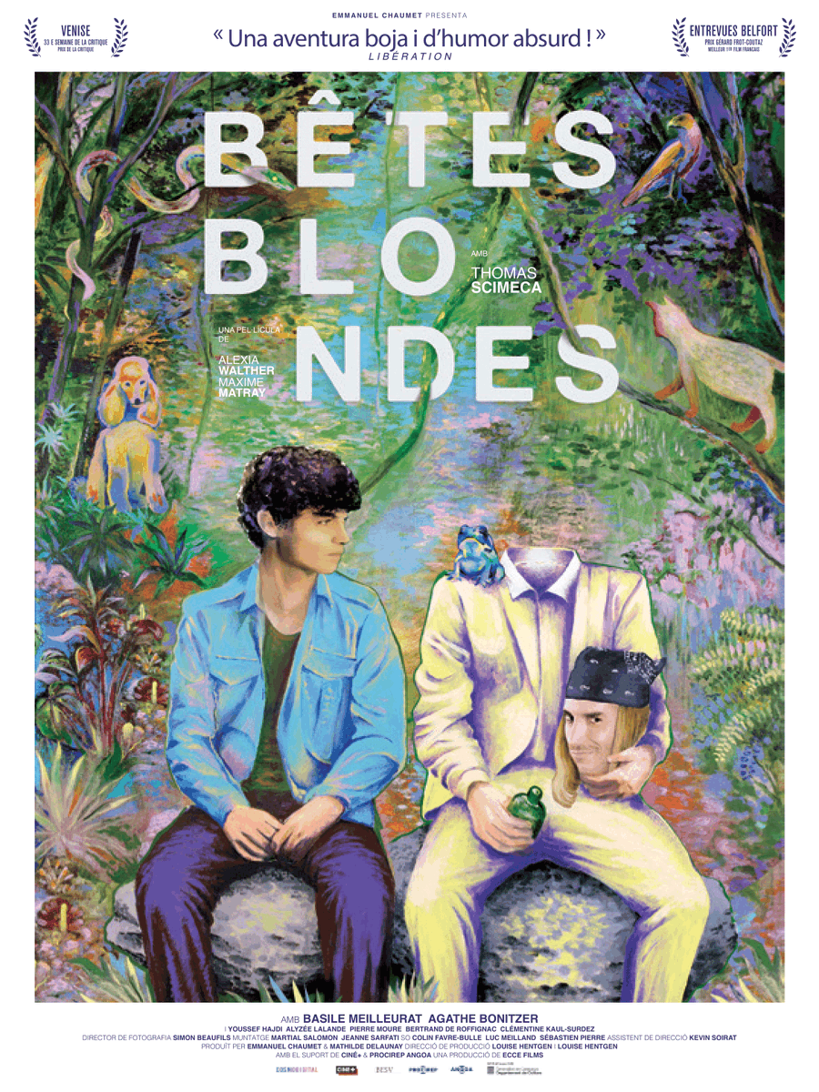 Ce vendredi 5 avril à 16h au Funatic/Screenbox venez voir "Bêtes Blondes" GRATIS!
Merci de vous inscrire auprès de votre prof.