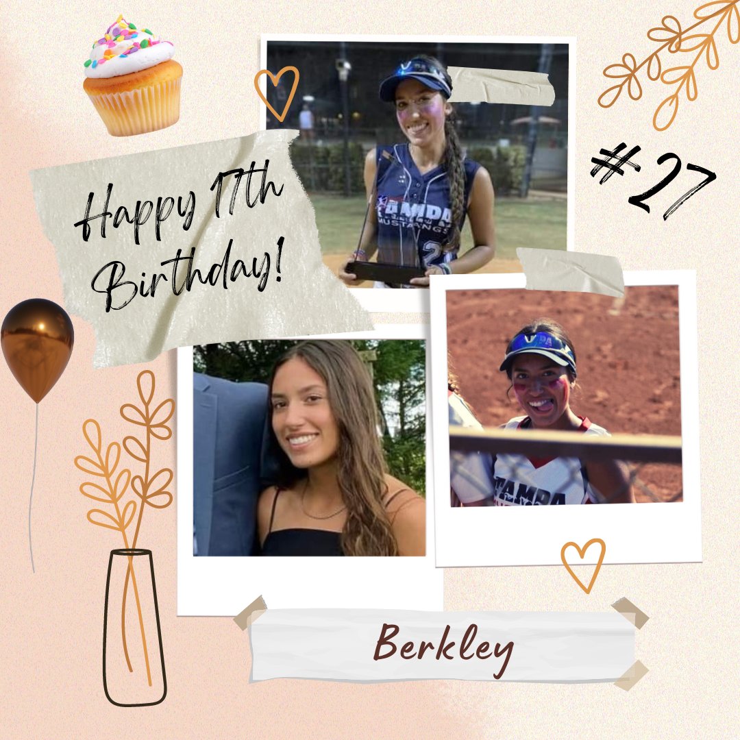 Wishing our #2️⃣7️⃣ Berkley the best 17th birthday ever‼️ Have a fantastic day 🎂