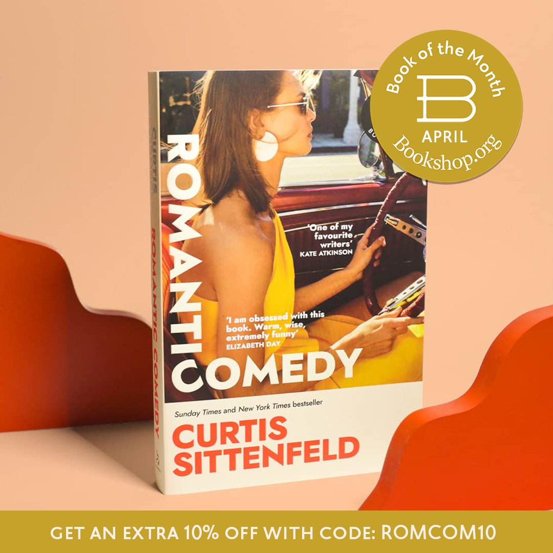 New in paperback, the brilliant ROMANTIC COMEDY by @csittenfeld is @bookshop_org_UK's Book of the Month for April! 😍 Order your copy from our online shop via the link below to get an extra 10% off! (Use code: ROMCOM10 FREE DELIVERY on all orders >£25) uk.bookshop.org/a/1482/9781804…