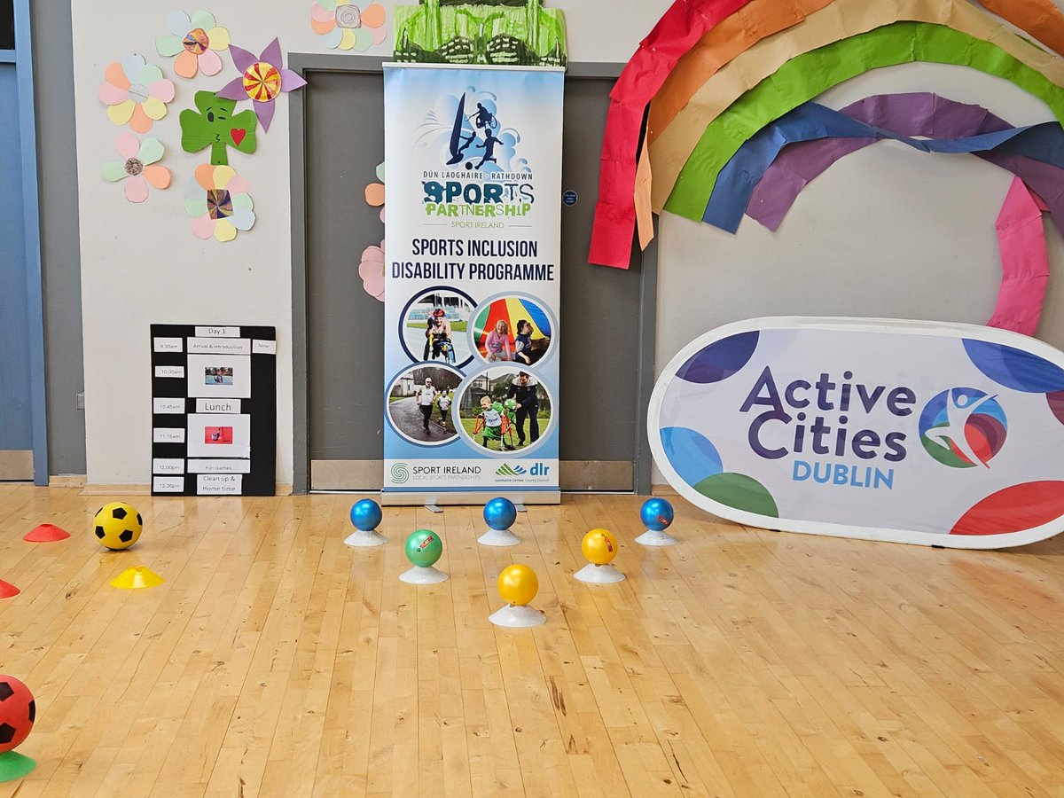 First day of our Easter SportsAbility Camp in Ballyogan. A fun inclusive multisports camp for teenagers and young adults on the autism spectrum with loads of fun and skills being honed.