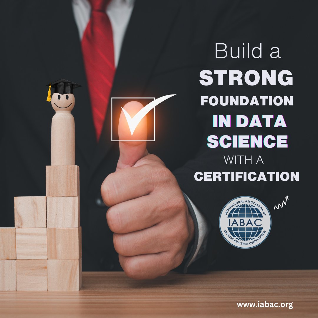 iabac_global's tweet image. Ready to build a strong foundation in data science? Expand your knowledge and skills with @iabac_global certification and dive into the world of data-driven insights!
Visit iabac.org and enroll now. #iabac #datascience #datasciencecertification  #globalcertification