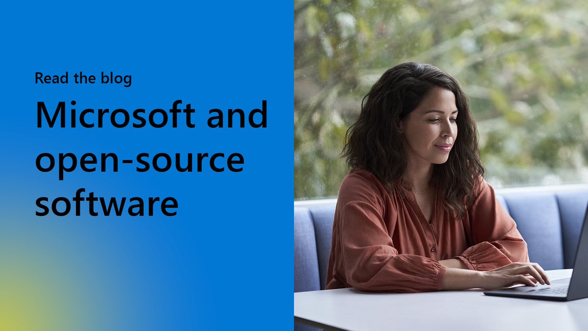 Explore tools and resources to learn about open-source softwares. Discover Microsoft technologies that are open source, check out repos on GitHub, and learn about tools you can use for your own open-source projects: msft.it/6011cIg61 #VScode #dotNET #OpenSource