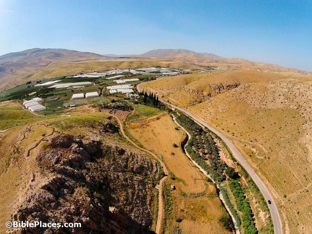 A beautiful route into the hill country of Ephraim and Manasseh was the Wadi Farah. Abraham and Jacob likely passed this way.