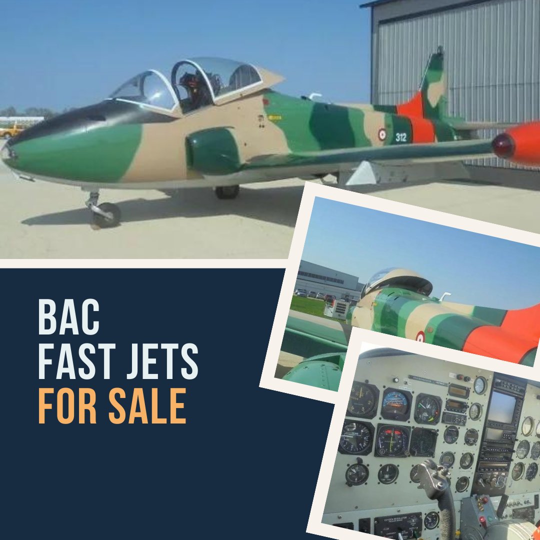 Find BAC and other Military and Fast Jet Aircraft For Sale on AvPay here: avpay.aero/aircraft-for-s…

#HomeOfAircraft #AvPay #aircraftforsale #aircraftsales #aviationdaily #sales #aircraft #aviationlovers #aircraftlovers #bac #jetprovost #militaryjet #fastjet #royalairforce