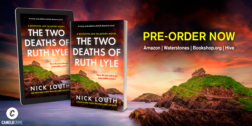 How do you solve an impossible crime?... Find out in one month when #TheTwoDeathsOfRuthLyle by @NickLouthAuthor publishes!🕵️📚

The first book in Nick's new Devon-based Detective Jan Talantire series, #TheTwoDeathsOfRuthLyle is available to pre-order now👉 geni.us/TTDORL