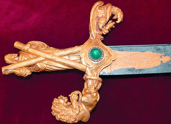 🇷🇴🇷🇸 The sword of Romanian ruler Alexandru Ioan Cuza.

It was gifted to him by Mihailo Obrenović, the then ruler of Serbia.

A short story about Romanian-Serbian friendship ↓