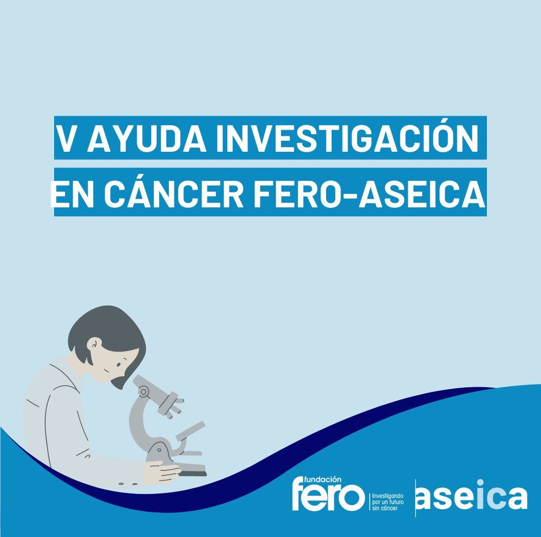 📢‼️ Abierta la convocatoria de la V Ayuda de Investigación en Cáncer @FundacionFero-@ASEICAnews. 👨‍🔬🔬Esta ayuda de 80.000€ tiene como objetivo promover la investigación oncológica de personal joven investigador en España. ¿Te interesa? ⬇️⬇️ aseica.es/convocatoria-d…