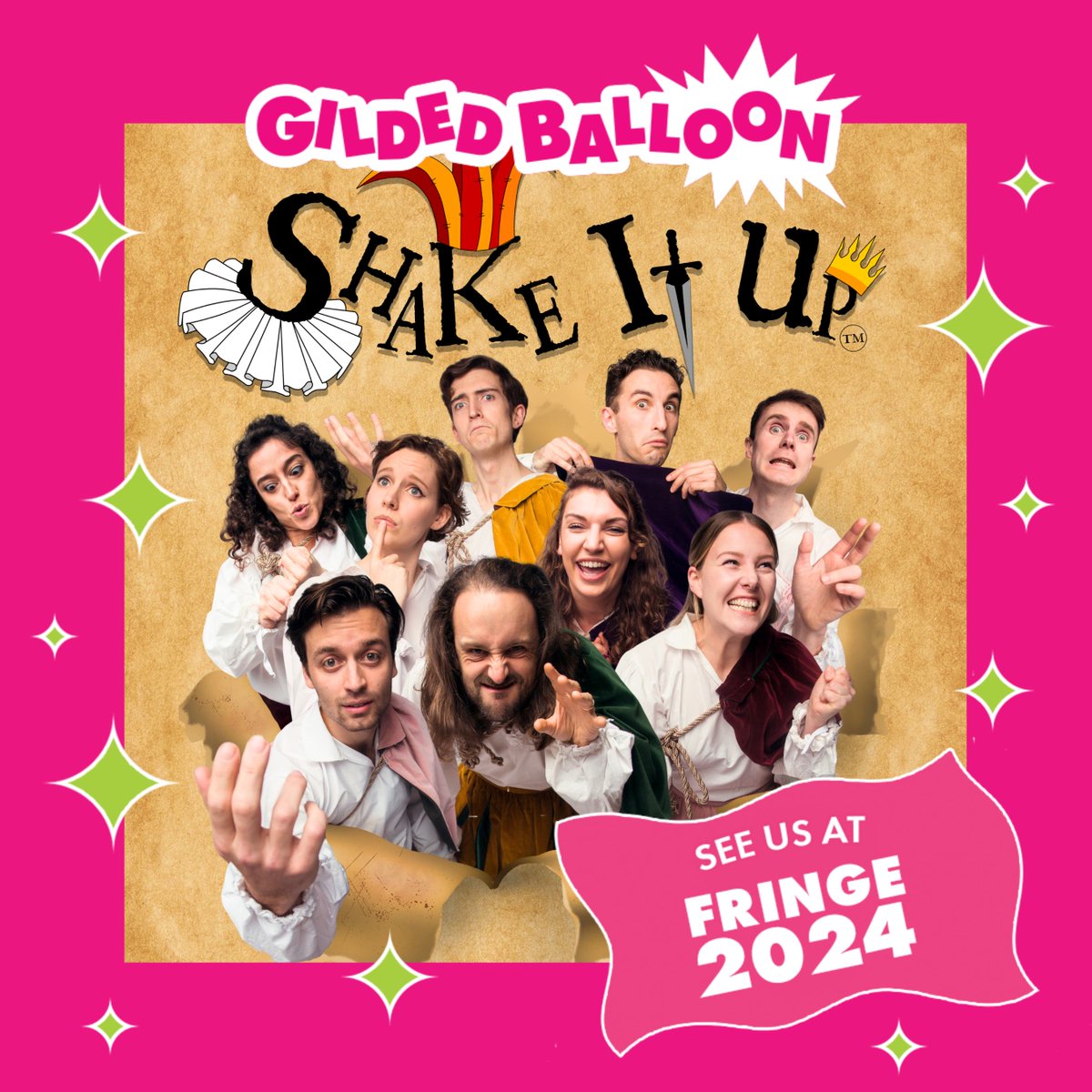 🚨 BREAKING NEWS 🚨 ShakeItUp returns to Edinburgh! 🎉🎉🎉 We are so thrilled to announce that we are coming back to @Gildedballoon for @edfringe 2024! Catch us every day of the Fringe at 13:00 at the Dram, Patter Hoose. Tickets available now: tickets.gildedballoon.co.uk/event/14:5211/… 🏴󠁧󠁢󠁳󠁣󠁴󠁿🏴󠁧󠁢󠁳󠁣󠁴󠁿🏴󠁧󠁢󠁳󠁣󠁴󠁿