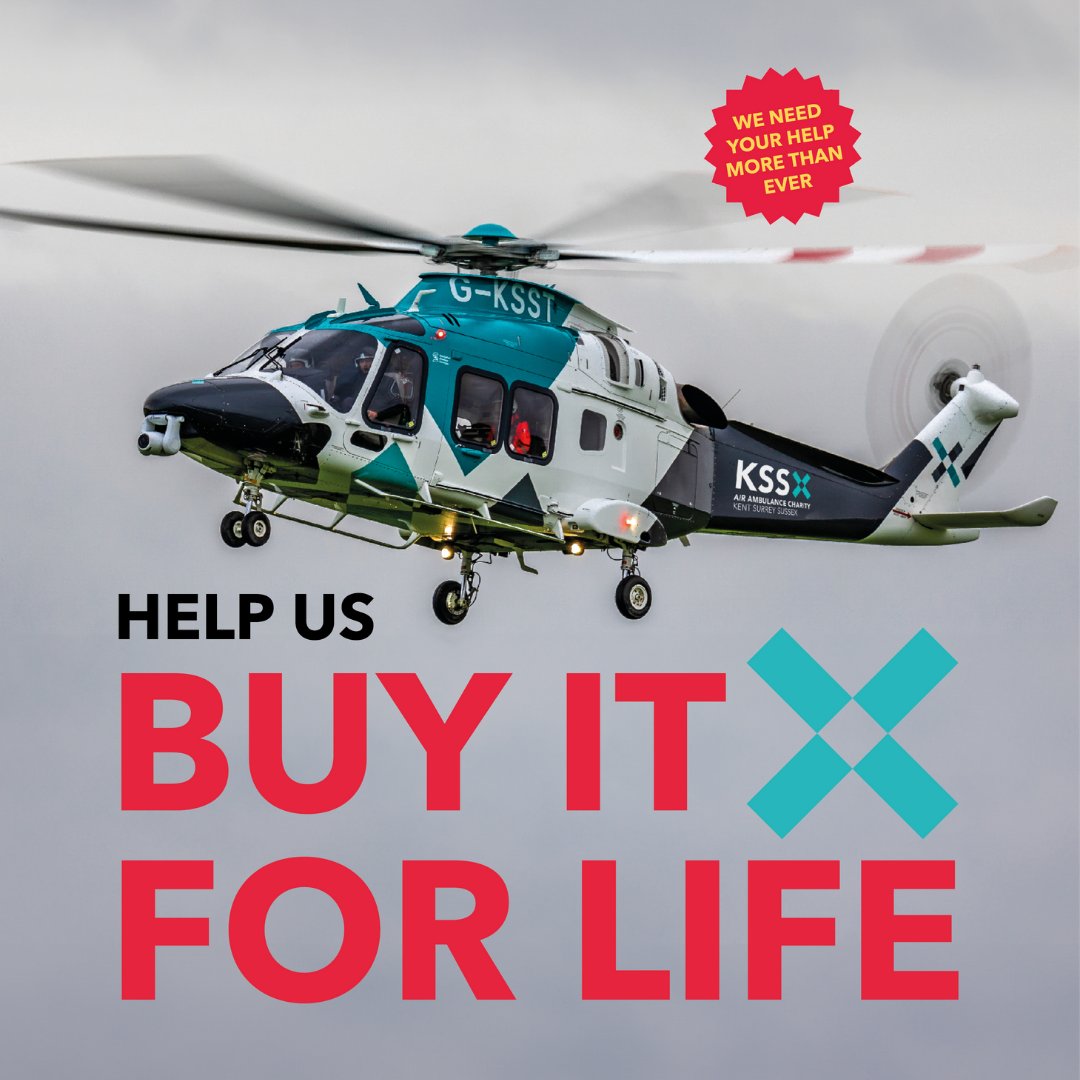 🚨URGENT: It's a race against time. We can give more loved ones the best chance of survival. But only if we buy our air ambulance now. More time in the air means more lives saved. For family. For friends. Help us buy it for life. Please donate today at aakss.org.uk/helicopter?utm…