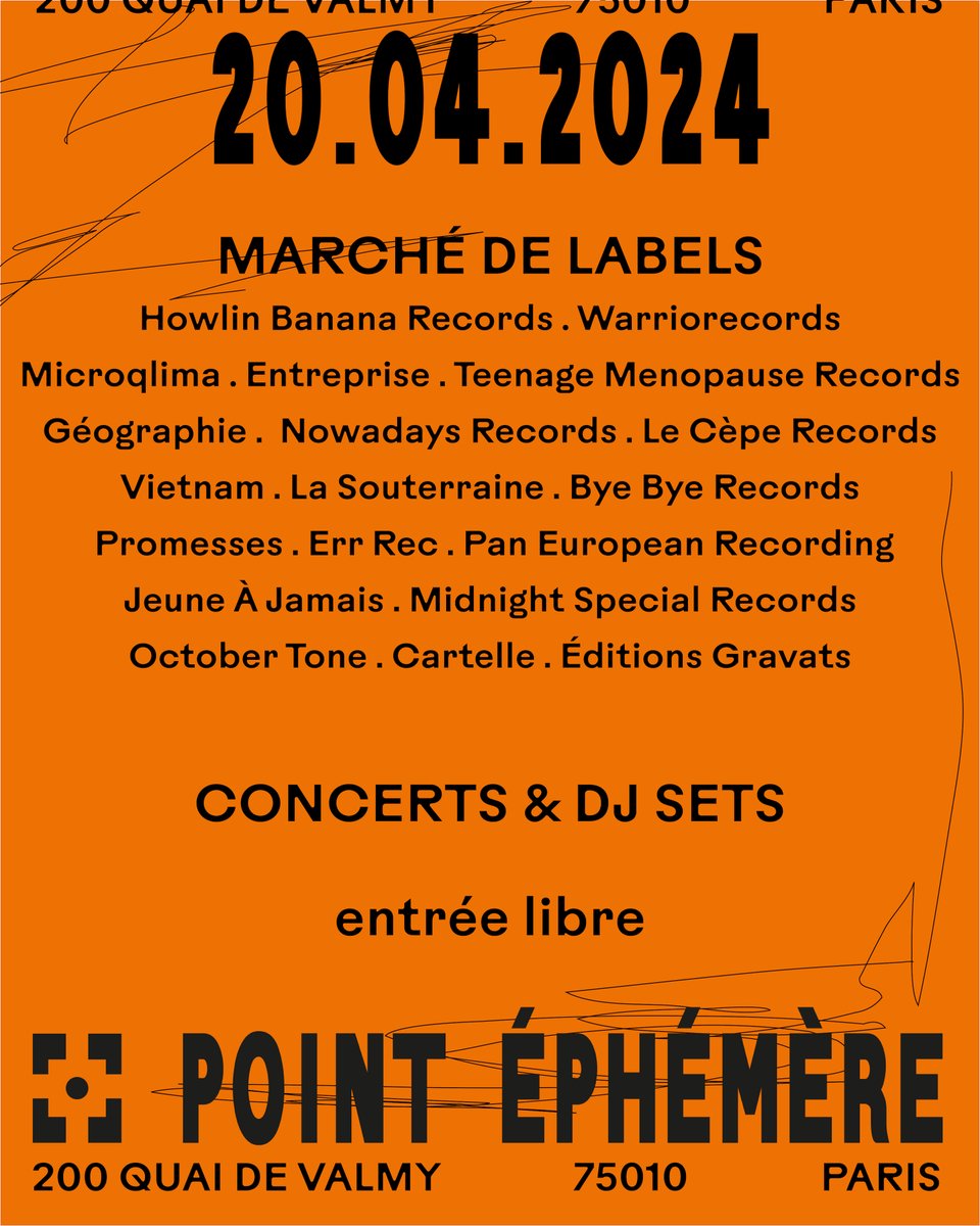 La Convention des Labels Indépendants est de retour 🌱📀

Rendez-vous le 20 avril prochain, par ici pour l'event FB et les infos 👉 facebook.com/events/1536955…