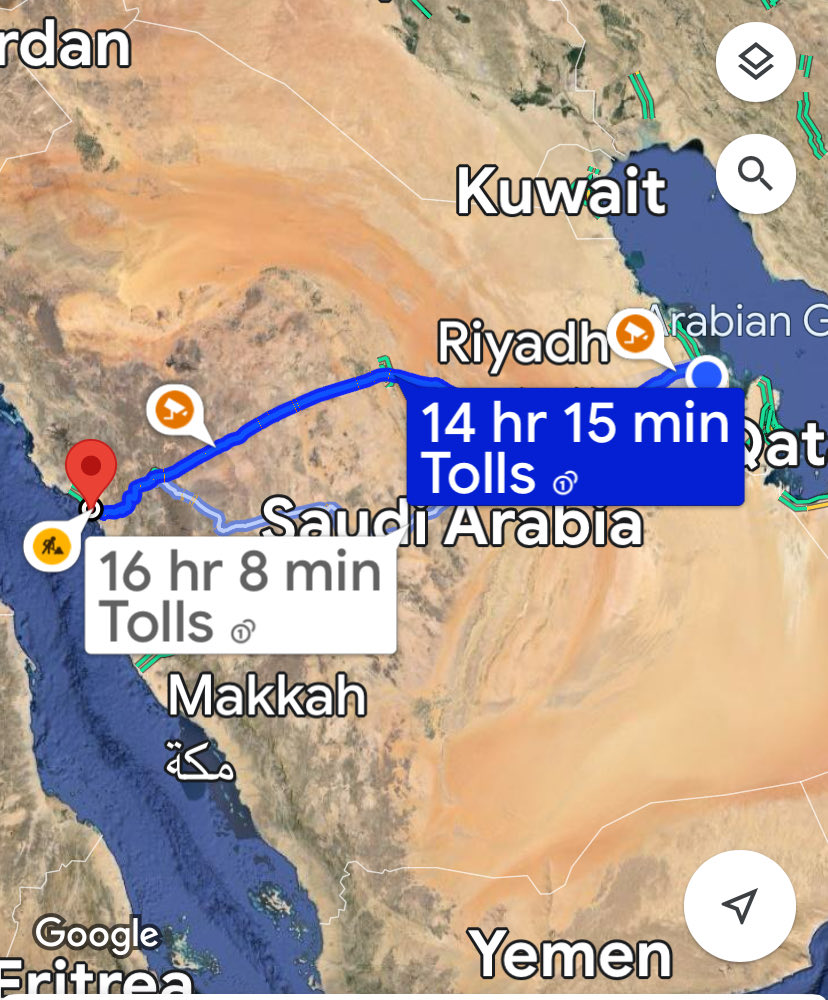 بمسك خط من الخبر الى ينبع 
اعطونا بودكاست (محتوى مسموع) جميل نسمعه في الطريق ، يطوي عنا مسافة السفر 

يفضل ان تكون اقتصادية - معرفية 🌹