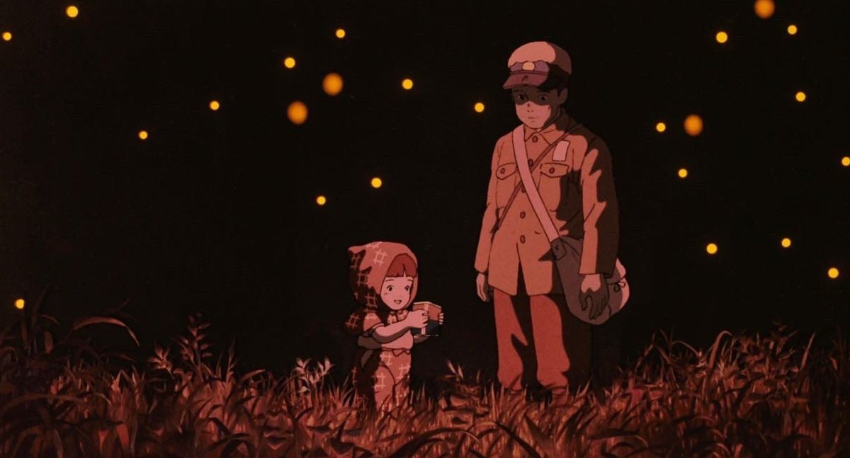 TheCinesthetic's tweet photo. grave of the fireflies (1988) dir. isao takahata https://t.co/KvdINd2ynL