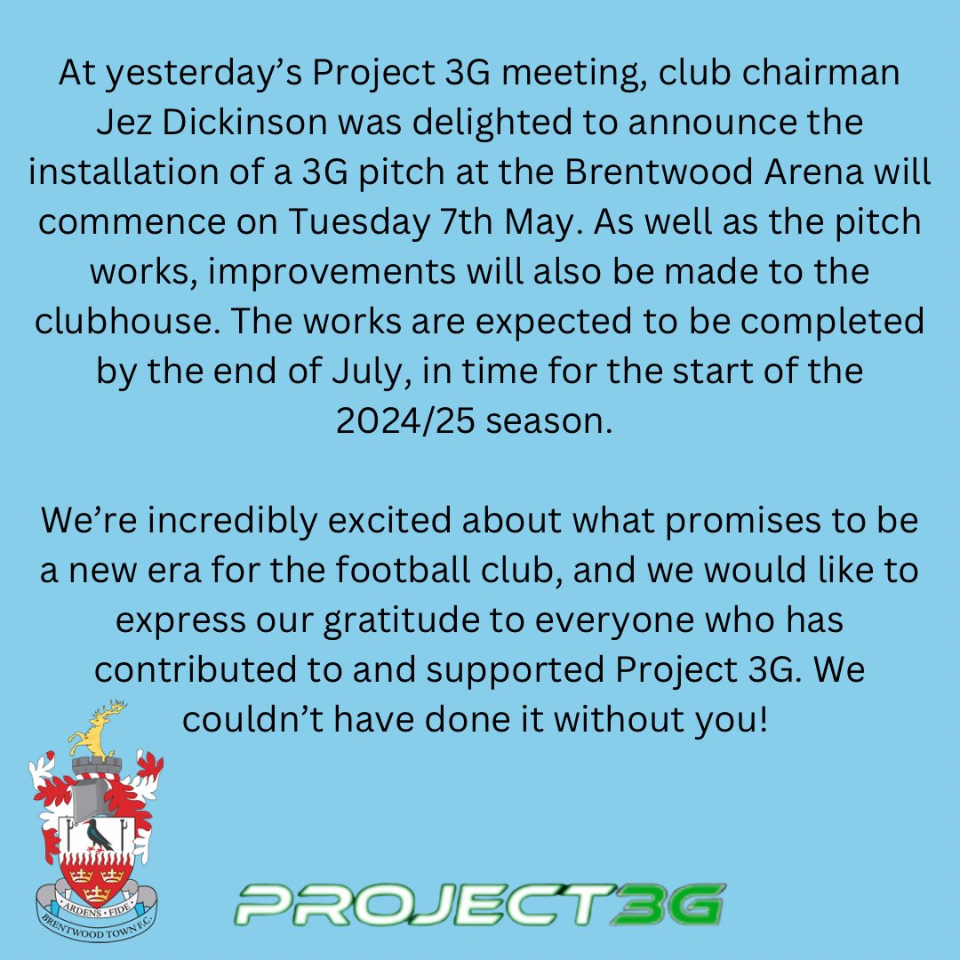 An update regarding Project 3G ⬇️ #ArdensFide