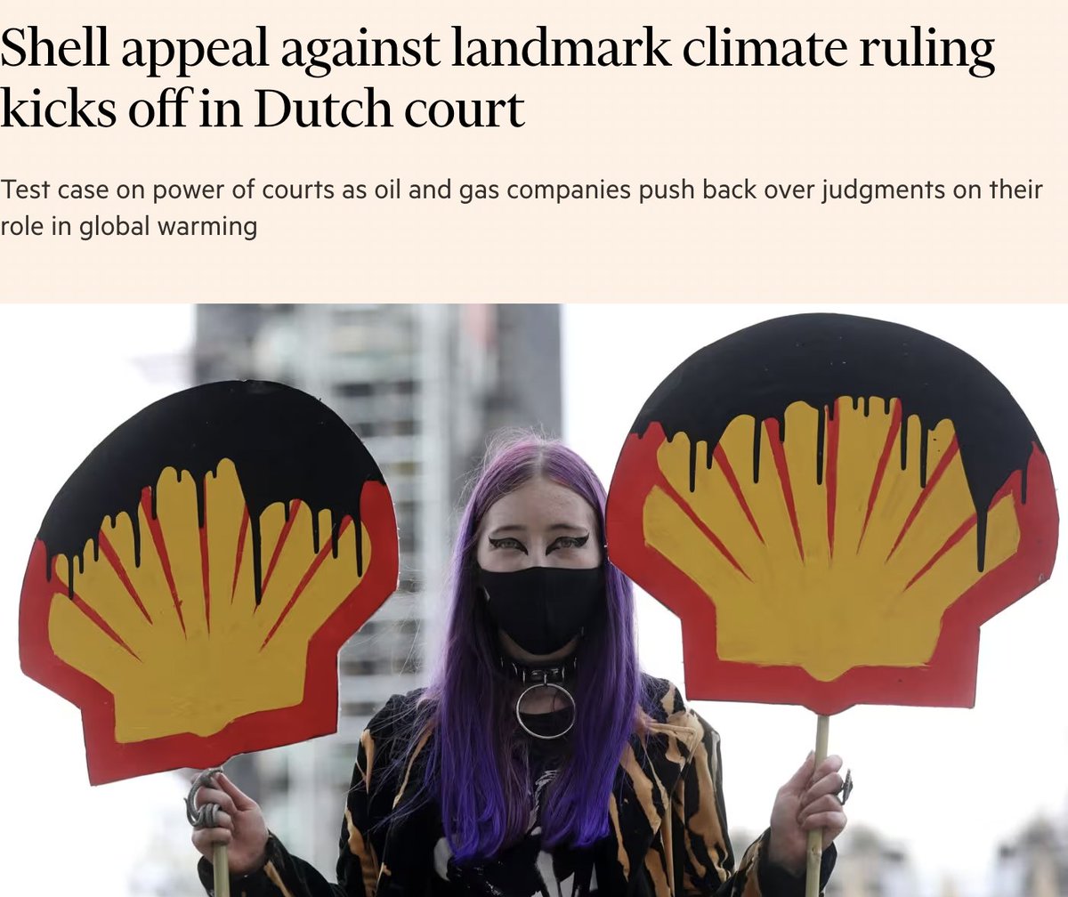 NEW: Shell is appealing against a landmark order to cut greenhouse gas emissions, after rowing back on its climate targets. It's a desperate attempt at justifying more oil and gas extraction amidst warnings from experts and increasing climate impacts. Shell must be stopped.