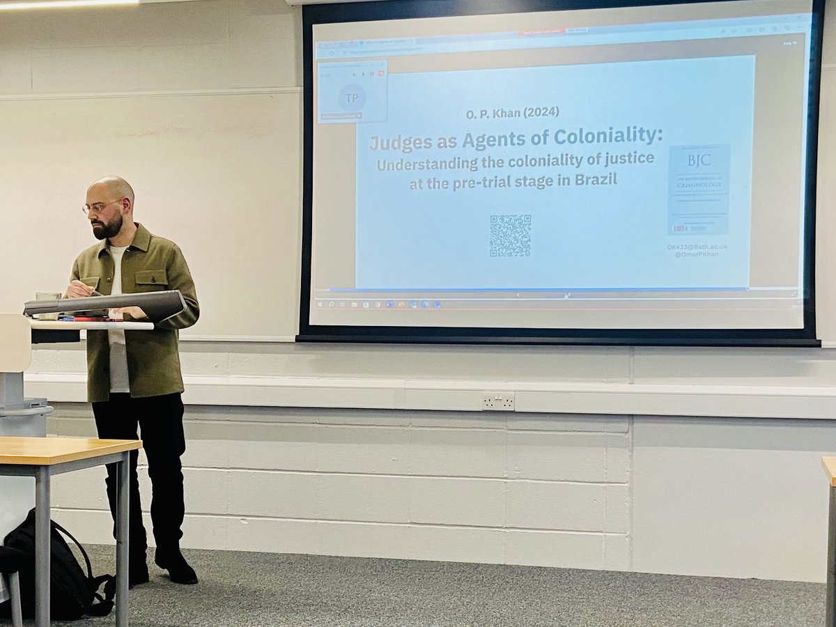 Big thank you to @CitySociology & @HallamTuck for inviting me to present my paper on ‘Judges as Agents of Coloniality’. I had a great time! Happy to see the paper hit 500 views since then! tinyurl.com/AgentsColonial…