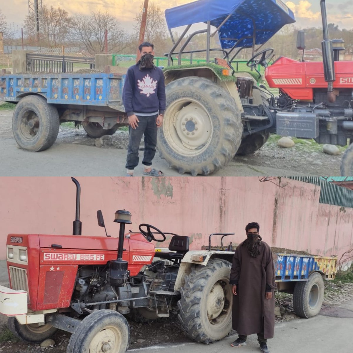 Kulgam Police arrests 02 persons, seizes 02 vehicles (Tractors) at Peepora Pahloo Crossing, involved in illegal extraction & transportation of minerals. Case under relevant sections of law registered at PS Devsar & investigation taken up @JmuKmrPolice @KashmirPolice @DigSkr