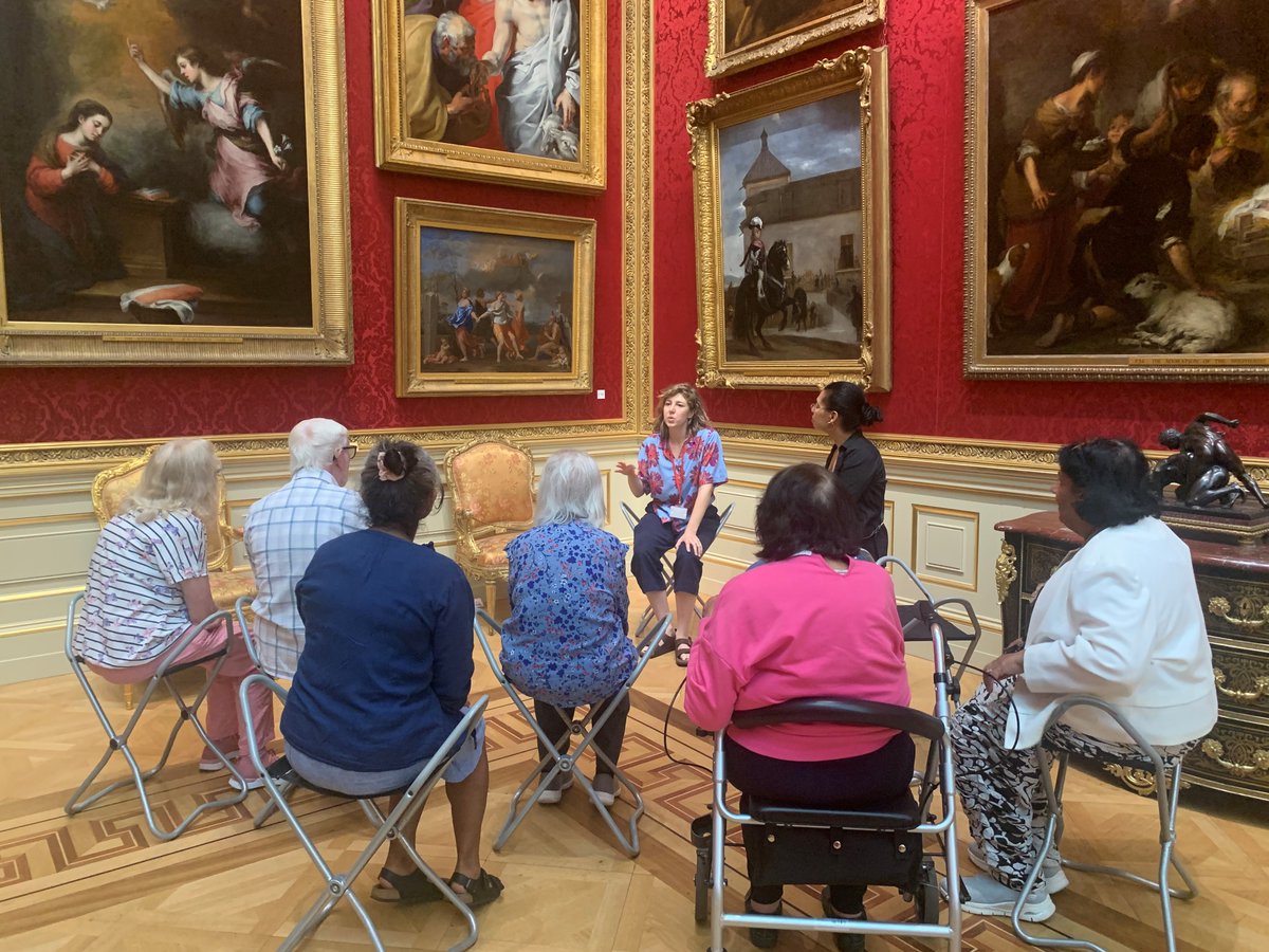 What's it like living with dementia ..... learning about art @WallaceMuseum . #livingwithdementia #dementia #brent #carers @CNWLNHS @Brent_Council