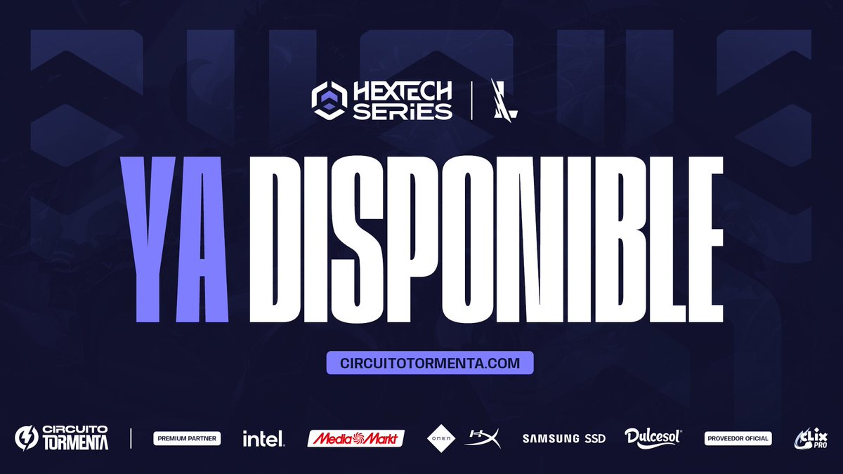 ¡Ya tenéis disponible las #HextechSeriesWR! Podéis consultar las divisiones, grupos y primeros enfrentamientos⚡ En nuestra web⬇ circuitotormenta.com/landing/hextec…