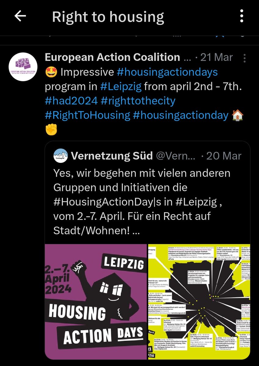 NGO's have already begun their campaigns in the EU. 

Keep an eye on the hashtags:

RightToHousing
HousingAction
HousingJustice
HousingActionDay